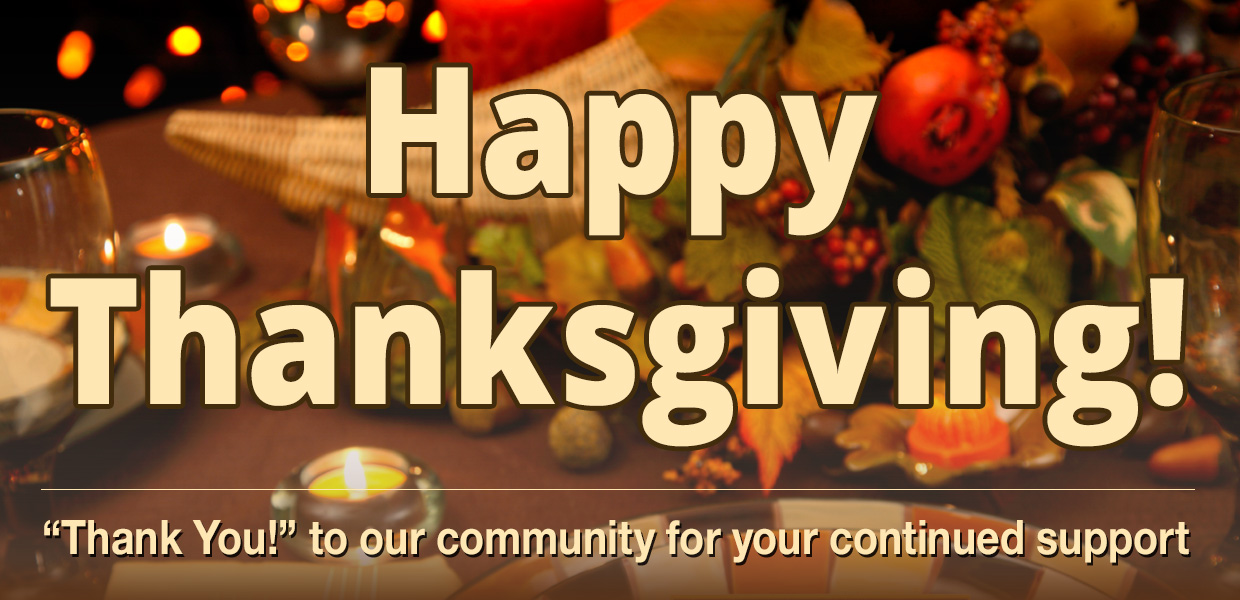 Happy Thanksgiving from St. Gregory's Pantry!