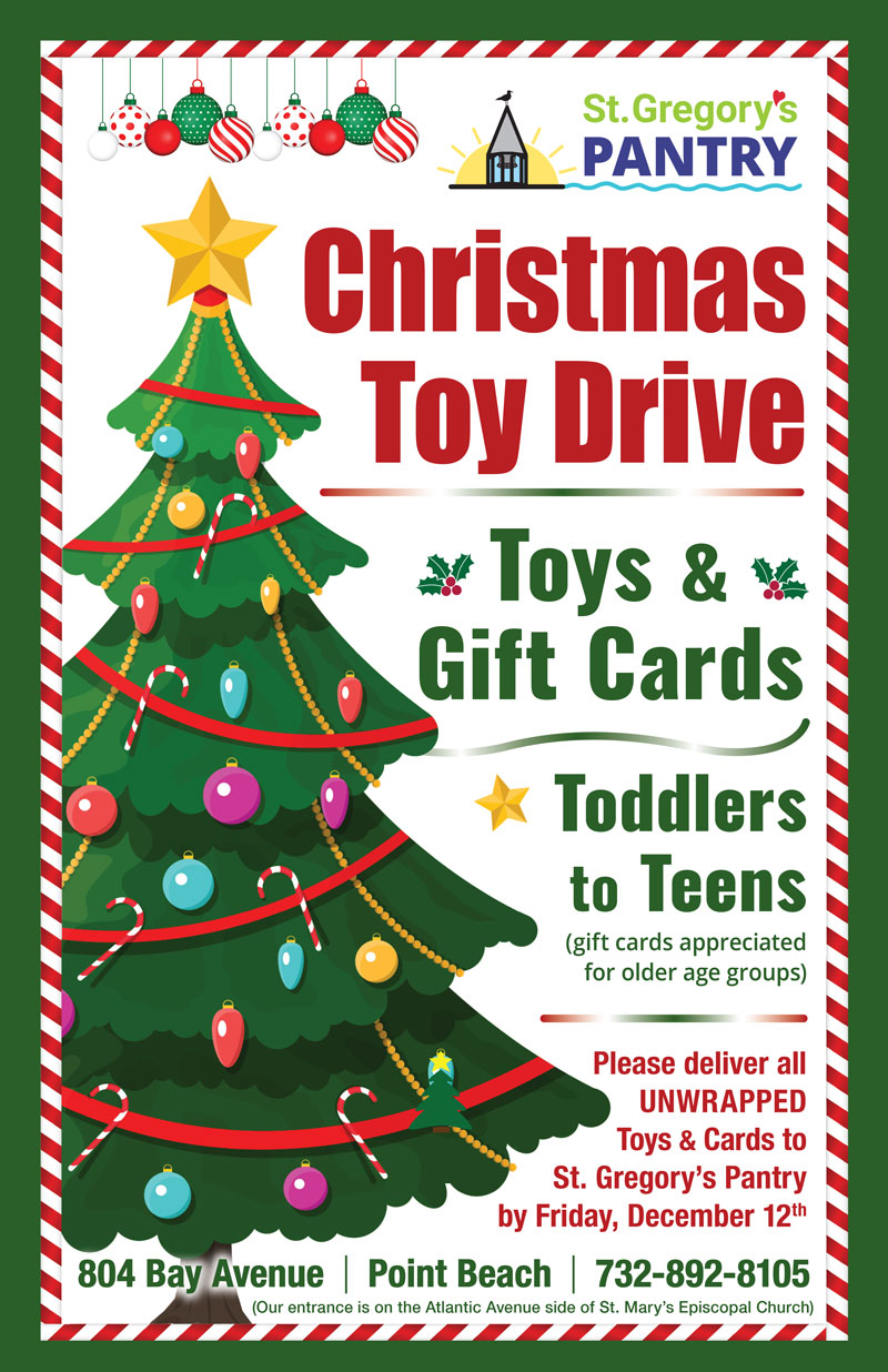 Toy Donations Accepted Until December 12th. No Deadline for Gift Card Donations.